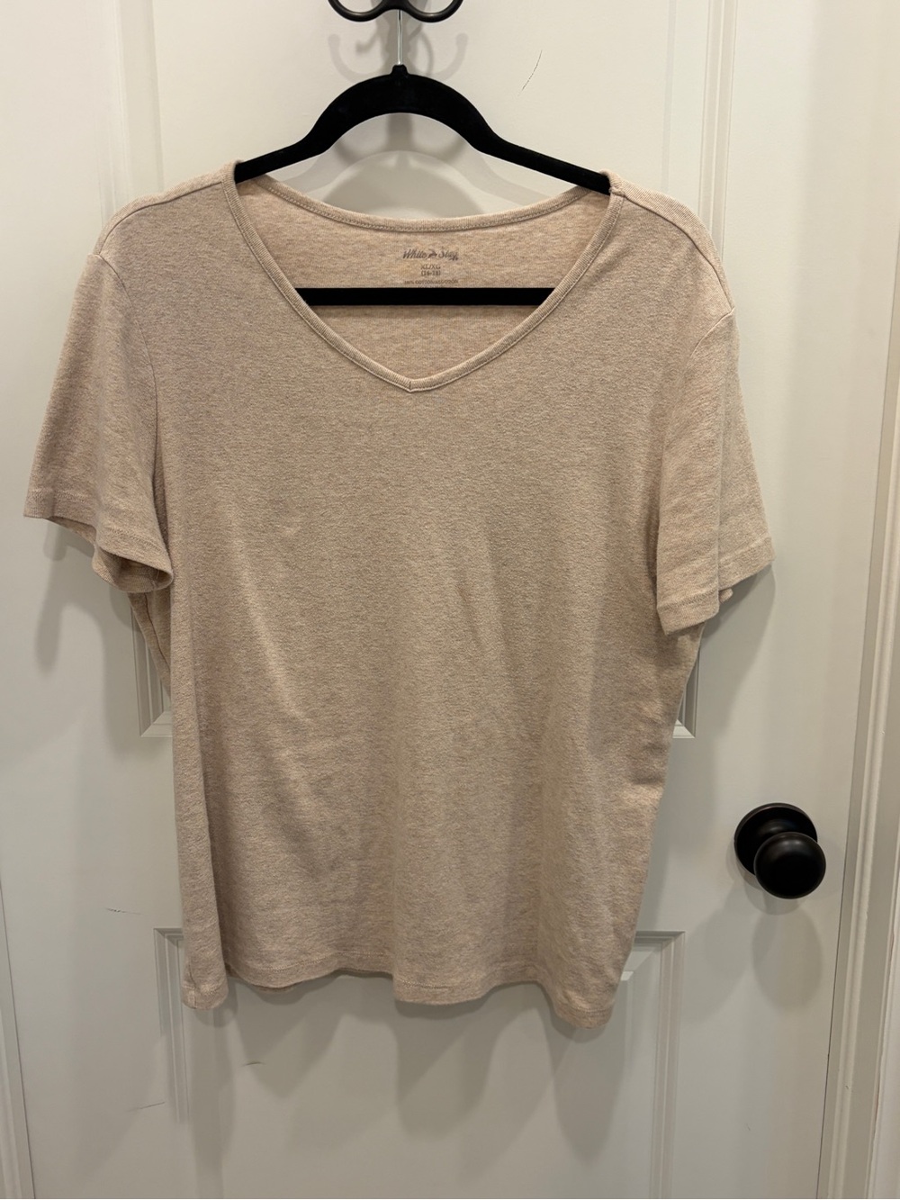 White Stag Cream V-Neck Tee